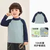 Camiseta de manga larga Kaka Panda para niños, camiseta interior de cuello semi-alto para niños, ropa de invierno para bebé, top para bebé de otoño e invierno para niñas