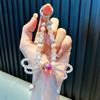Cadena para teléfono móvil con cuentas, llavero colgante, cadena colgante para teléfono móvil anticaída, exquisita pulsera de cristal, pequeño regalo al por mayor