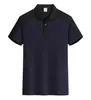 Camisa Polo de Manga Corta con Cuello Raglán, Versátil para Uso Casual, Viajes al Trabajo, Uso Diario, Ropa de Trabajo Unisex, Ropa para Grupos, Se Puede Estampar