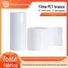 Filme Pet Branco Brilhante Branco Porcelana de Alto Bloqueio de Luz para Etiquetas antes da Exposição, 12µm~350µm