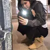 Botines cómodos de cuero suave, con plataforma para aumentar la altura, punta fina, borde enrollado en el tobillo para mujer, estilo nuevo, versátiles, elegantes, con tacón de cuña, ajuste ceñido y elásticos
