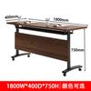 Mesa Plegable Escritorio de Entrenamiento Mesa Larga de Empalme Escuela Mesa Móvil de Doble Cara abatible Escritorio de Computadora de Madera Maciza
