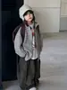 2026 Nuevo Estilo Ropa Infantil de Origen Zhili para Bebés y Niños Otoño/Invierno Tendencia Fresca Ropa de Trabajo Estilo Japonés Suave Conjunto Infantil