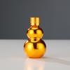 Frasco de Vidrio con Gotero Galvanizado de Calabaza Única 30ml Botella para Aceite Esencial Botella de Vidrio a Prueba de Luz 50ml Botella con Ruedita de Bola Botella con Spray de Calabaza Doble