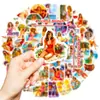 50 Folhas/Pacote, Apenas com Links de Código de Produto, Compra Direta Transfronteiriça, Em Estoque Atacado Adesivos DIY para Mala e Caderno