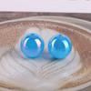 Contas Redondas Lisas Coloridas Translúcidas Tipo Gel Banhadas a Cor Contas para DIY Contas de Vidro com Imitação Antiga Pulseira Acessórios de Pulseira