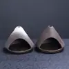 Soporte de Palo Santo de Madera Peruana Bandeja Portacenicero para Quemar Salvia Chimenea Pequeña de Cerámica Adornos de Ambiente