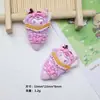 Dibujos Animados Cono Pequeño Pequeño Europeo Resina Accesorios DIY Pasador Funda de Teléfono Móvil Cuerda para el Cabello Agujero de Taza de Agua Accesorios de Joyería para Zapatos