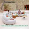 Juego de Sofá de Ocio para Exteriores Patio Villa Hotel B&B Terraza Paisaje Muebles de Exterior Combinación Modular
