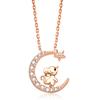 Collar original de Ciudad Estrella doce Zodiaco año del dragón femenino año de nacimiento plata esterlina S925 nicho versátil joyería de alto sentido