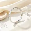 Pulsera de Acero de Titanio Rombo Pulsera Brillante Moda Versátil Temperamento Acero de Titanio Redonda Resistente al Color Exquisita Joyería de Mano para Mujeres