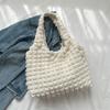 Bolso de hombro Cloud Puff, elegante, fresco, de gran capacidad, estilo japonés para chicas, con almohadilla de burbujas, estilo coreano, bolso de mano para uso diario y todo tipo de combinaciones.