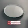 A8 Melamina Patrón de Tela Simple Verde Vajilla Plato para Fondue Plato de Res y Cordero Plato para Barbacoa Plato para Plato de Fondue Plato de Rollo de Res Graso