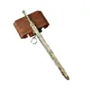 Lotus House Film y Televisión Mercancía Modelo de Arma Completamente Metálico con Funda, Espada Shao Shi Electroplateada, Espada Wu Jin 22cm