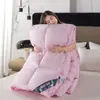 Colcha de algodón plumón otoño e invierno engrosada cálida núcleo de colcha doble de hotel ventas directas de fábrica colcha de regalo colcha de algodón para estudiantes dropshipping