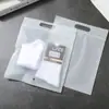 Bolsas de Empaque Transparentes Autocierre Espesadas y Escarchadas de CPE para Ropa Interior, Calcetines y Calzones, Bolsas Re-sellables Transfronterizas