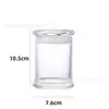 Copo de Vidro Dourado em Forma de Sino com Tampa, Frasco Difusor de Pedra de Cristal Sem Chama, Frasco Popular para Aromaterapia