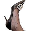 Novedad Otoño 2026 Zapatos de Tacón Alto con Pedrería y Hebilla Bb, Punta Fina, Tacón Delgado, Sandalias de Punta Cerrada para Mujer, Sexy y Elegantes