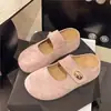 Mules Planos Estilo Francés Ropa Exterior para Mujer 2026 Nueva Primavera Verano Slip-On Sandalias Perezosas tipo Birkenstock Pantuflas
