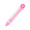 Herramientas de repostería pluma decoradora de silicona pistola decoradora tipo aguja DIY pluma de montaje de 4 cabezales dispositivo decorador de crema multiusos
