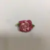 DIY Flores de Tecido Dupla Cor Acessórios com Folha Acessórios de Cabelo Acessórios Florais Feitos à Mão Acessórios para Vestuário Dupla Cor 2065