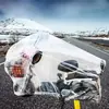 Capa Transparente à Prova de Chuva e Poeira para Veículo Elétrico, Impermeável e Resistente à Sujeira, Capa Completa Universal para Bicicletas Elétricas, Capa à Prova de Sol e Chuva para Motocicletas