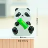 Directo de fábrica panda de la suerte creativo adornos adorables de resina adornos de escritorio para el hogar y la oficina adornos para el coche muñeca