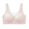 Lingerie Sem Costura para Mulheres, Tamanho Grande, Fina, Seios Grandes, Fresca, Respirável, Tiras de Gelatina, Sutiã Colete de Suporte Macio Sutiã