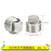 Tampão de rosca macho PPR tampão de teste de pressão PPR com anel de borracha sem fita PTFE 20 4 pontos/6 pontos com borda espessada