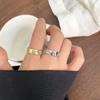 Anillo de apertura de nicho de lujo con luz de circonita y mariposa galvanizada en oro real de Lan Zhi, joyería de mano con sensación de alta gama para mujer, venta al por mayor