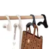 Gancho Multifuncional para Bolsos, Colgador de Bolsos Curvado, Colgador de Armario, Perchero para Bufandas, Corbatas, Cinturones, Almacenamiento de Sombreros