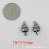 198-249 Colgante de Borla de Plata Antigua Retro de Shanxi Accesorios DIY Pulsera de Plata Sanqi Pulsera con Cuentas Adornos Wenwan Accesorios