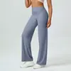 Pantalones de Yoga Rectos Transfronterizos Amigables con la Piel para Mujer, Sin Líneas Incómodas, Forma de Durazno, Cintura Alta, Adecuados para Fitness, Correr, Entrenamiento y Uso al Aire Libre