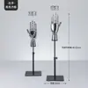 Maniquí de mano de alta calidad, expositor de joyas, maniquí de mano falso con galvanizado, expositor para escaparate de tienda de ropa, perchero para guantes