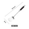 316 Espátula con Mango de Madera Cuchara para Sopa Casera Espátula de Cocina Cuchara Grande Engrosada Mango Largo Colador Juego de Utensilios de Cocina de Acero Inoxidable