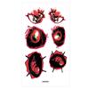 Nuevas Pegatinas de Tatuaje de Halloween, Pegatinas de Cicatriz, Pegatinas de Tatuaje de Terror, Transfronterizas Murciélago Araña Divertidas Pegatinas de Cicatriz de Sangre para la Cara