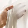 Cortina de Visillo Blanca Jacquard Qingfeng Haitang para Balcón de Sala de Estar, Transmite la Luz pero No es Transparente, para Ventanas Salientes, Alta Gama al por Mayor