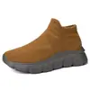 Zapatos de Punto Volador de Moda para Cuatro Estaciones Zapatos Casuales Zapatos de Moda para Hombre Zapatos Slip-On Zapatos Lazy Zapatos Deportivos de Suela Gruesa