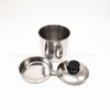 Tapa de Olla Filtro de Aceite de Acero Inoxidable, Vaso Separado, Juego de Tres Piezas, Artefacto Almacenador y Filtro de Aceite, Vaso de Retorno, Tanque Almacenador de Aceite para Filtrar Residuos de Manteca