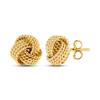 Pendientes de mujer de moda creativa con bola de lana personalizada de venta caliente transfronteriza europea y americana con baño de oro real de latón