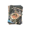Papel Xinmo Série Nostálgica Tema Retro Americano Notas de Mensagem Diário Cartão Traseiro de Celular Colagem DIY