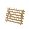 Estante de Bobinas de Madera, Estante para Pelucas, Estante de Almacenamiento de Hilo de Coser de Madera, Estante de Bobinas Plegable, Estante de Almacenamiento de Hilo de Cuero, Estante de Bobinas