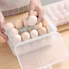 Caja de Almacenamiento de Huevos de 15 Compartimentos para Cocina, Caja Conservadora de Huevos para Refrigerador, Caja de Huevos Multicapa, Charola de Huevos de Plástico
