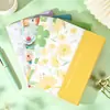 Caderno Magnético Floral 70% OFF Bloco de Notas A5 Estilo Ins Registro de Reunião de Trabalho Empresarial Diário Personalizável