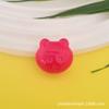 Color Caricatura Acrílico Cabeza de Oso Gordo Accesorios diy Decoración Joyería para el Cabello Material Hecho a Mano Verano Accesorios Lindos