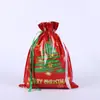 Nueva Bolsa de Regalo de Navidad con Cordón Bolsillo de Papel de Aluminio para Halloween Bolsa de Regalo de Dulces Bolsa Creativa Al Por Mayor