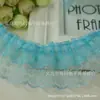Punto 4.5cm Gasa de Nieve con Encaje Doble Capa Plisado Encaje Hecho a Mano Accesorios DIY Faldas de Muñeca Accesorios Venta al por Mayor