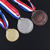 Medallas de Pegatina de Lámina Dorada al por Mayor Medallas Metálicas Deportivas de Carrera Medallas de Competencia Personalizadas Medallas de Maratón de Jardín de Infancia en Stock