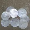 Piezas de Joyería de Nácar para Boda, Colgantes para Pasillo de Cortina, Piezas Redondas de Doble Agujero, Materiales para Cortina de Puerta de Iluminación, Accesorios para Manualidades