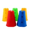 Ayuda de Entrenamiento de Fútbol Conos Marcadores de Entrenamiento de Integración Sensorial Postes Marcadores Cubos de Helado Obstáculos Herramientas de Entrenamiento para Niños